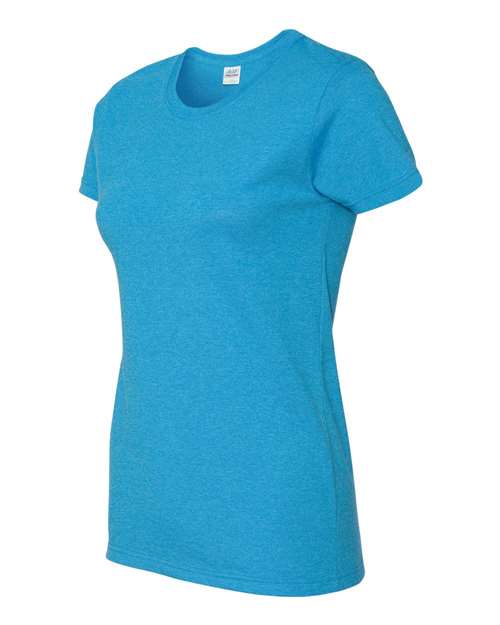 Gildan G500L Ladies' Heavy Cotton T-Shirt #color_HEATHER SAPPHIRE