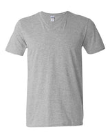 Gildan G64V Adult Softstyle V-Neck T-Shirt #color_RS SPORT GREY