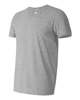 Gildan G64V Adult Softstyle V-Neck T-Shirt #color_RS SPORT GREY