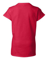Gildan G64VL Ladies' SoftStyle  Fitted V-Neck T-Shirt #color_CHERRY RED
