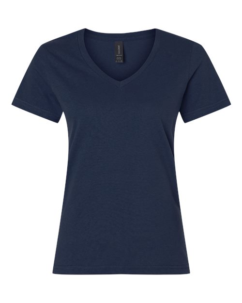 Gildan G64VL Ladies' SoftStyle  Fitted V-Neck T-Shirt #color_NAVY