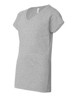 Gildan G64VL Ladies' SoftStyle  Fitted V-Neck T-Shirt #color_RS SPORT GREY