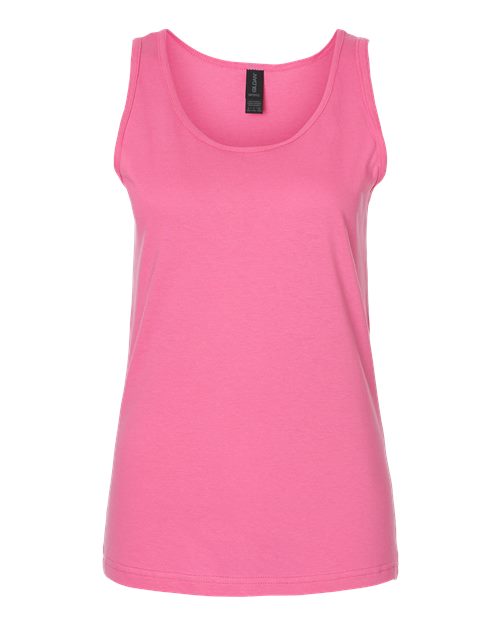 Gildan G642L Ladies' Softstyle  Fitted Tank #color_AZALEA