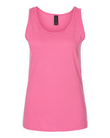 Gildan G642L Ladies' Softstyle  Fitted Tank #color_AZALEA