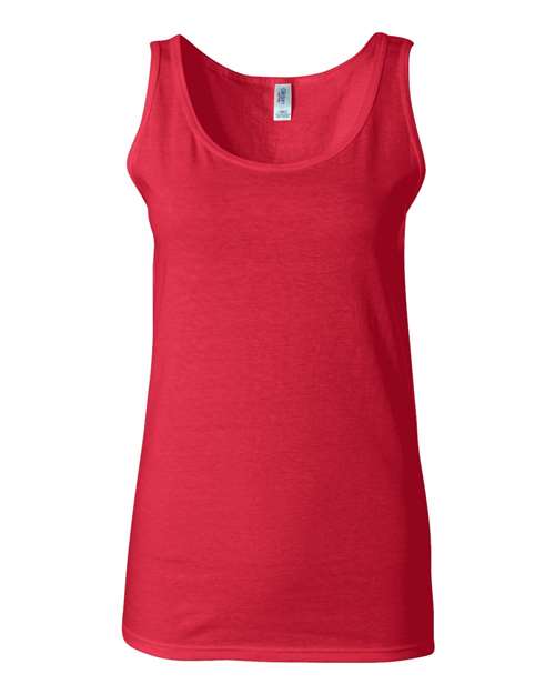 Gildan G642L Ladies' Softstyle  Fitted Tank #color_CHERRY RED