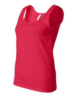 Gildan G642L Ladies' Softstyle  Fitted Tank #color_CHERRY RED