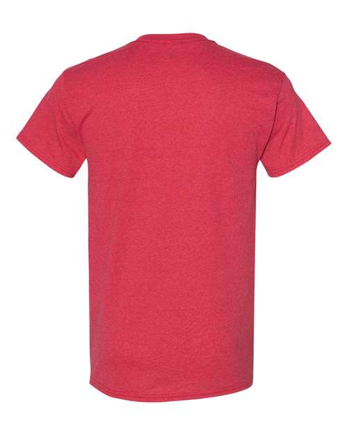 Gildan G500 Adult Heavy Cotton 5.3 oz. T-Shirt #color_HEATHER RED
