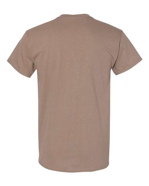 Gildan G500 Adult Heavy Cotton 5.3 oz. T-Shirt #color_BROWN SAVANA