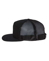 Richardson 168 Seven-Panel Trucker Cap #color_Black