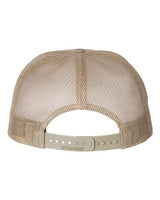 Richardson 168 Seven-Panel Trucker Cap #color_Brown/ Khaki