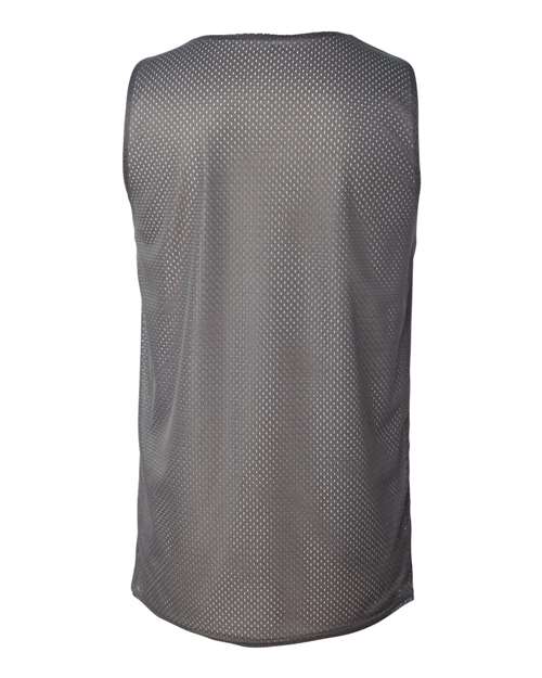 Badger 8529 Pro Mesh Reversible Tank Top #color_Graphite/ White
