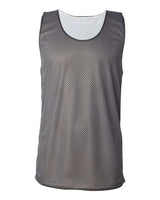 Badger 8529 Pro Mesh Reversible Tank Top #color_Graphite/ White