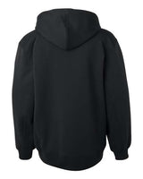 Badger 2454 Youth Performance Fleece Hooded Sweatshirt #color_Black