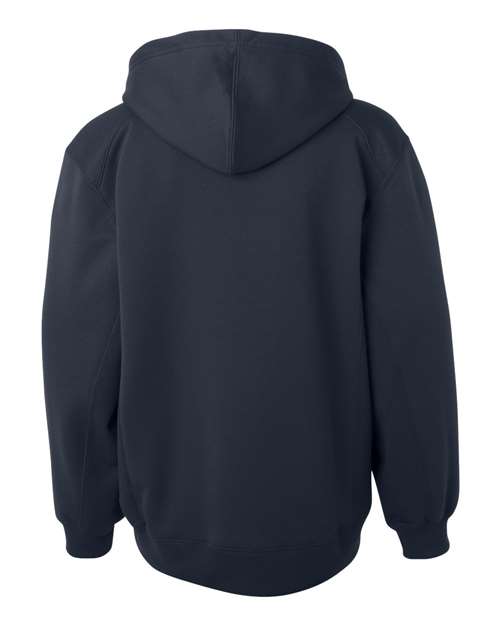 Badger 2454 Youth Performance Fleece Hooded Sweatshirt #color_Navy
