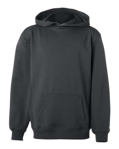 Badger 2454 Youth Performance Fleece Hooded Sweatshirt #color_Graphite