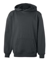 Badger 2454 Youth Performance Fleece Hooded Sweatshirt #color_Graphite