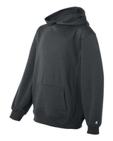 Badger 2454 Youth Performance Fleece Hooded Sweatshirt #color_Graphite