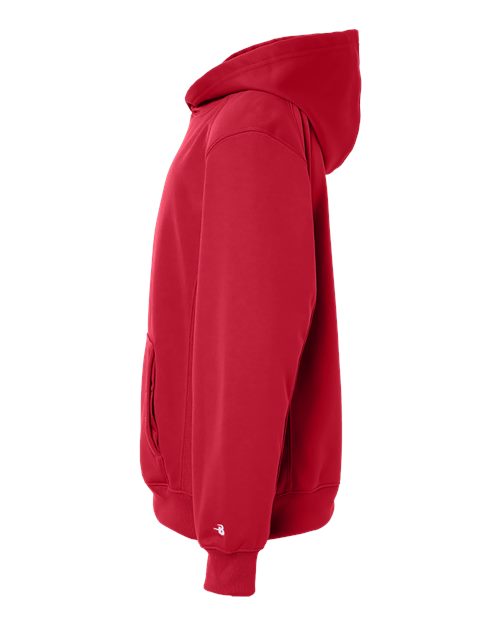 Badger 2454 Youth Performance Fleece Hooded Sweatshirt #color_Red