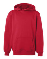 Badger 2454 Youth Performance Fleece Hooded Sweatshirt #color_Red
