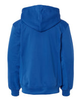 Badger 2454 Youth Performance Fleece Hooded Sweatshirt #color_Royal