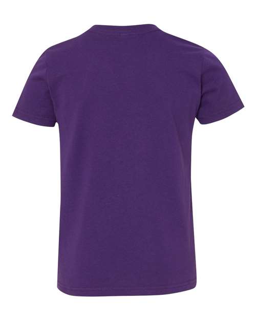 Bella + Canvas 3001Y Youth Jersey T-Shirt #color_TEAM PURPLE