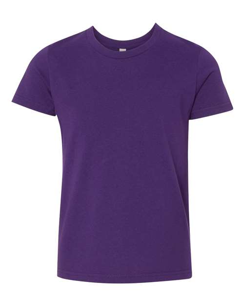 Bella + Canvas 3001Y Youth Jersey T-Shirt #color_TEAM PURPLE