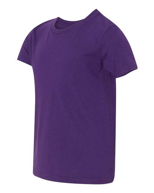 Bella + Canvas 3001Y Youth Jersey T-Shirt #color_TEAM PURPLE
