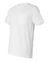 Bella + Canvas 3021 Men's Jersey Short-Sleeve Pocket T-Shirt #color_WHITE
