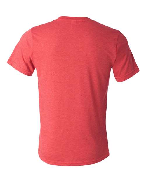 Bella + Canvas 3415C Unisex Triblend V-Neck T-Shirt #color_RED TRIBLEND