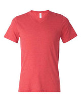 Bella + Canvas 3415C Unisex Triblend V-Neck T-Shirt #color_RED TRIBLEND