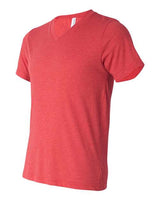 Bella + Canvas 3415C Unisex Triblend V-Neck T-Shirt #color_RED TRIBLEND