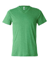 Bella + Canvas 3415C Unisex Triblend V-Neck T-Shirt #color_GREEN TRIBLEND