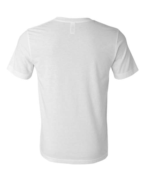 Bella + Canvas 3650 Unisex Poly-Cotton Short-Sleeve T-Shirt #color_WHITE