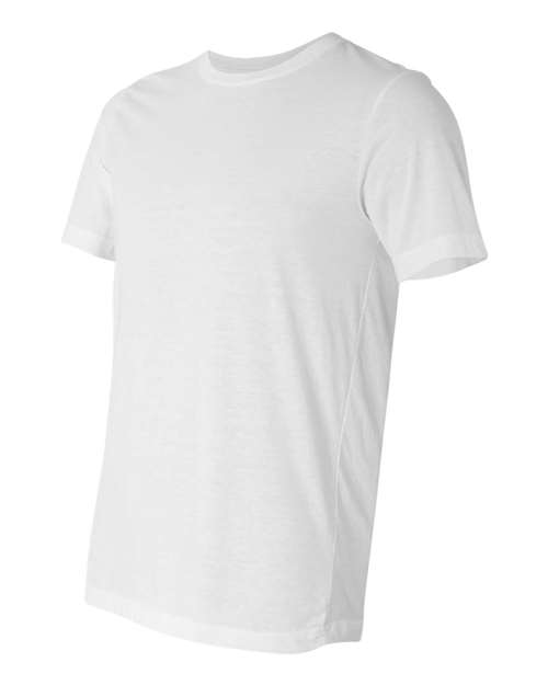 Bella + Canvas 3650 Unisex Poly-Cotton Short-Sleeve T-Shirt #color_WHITE