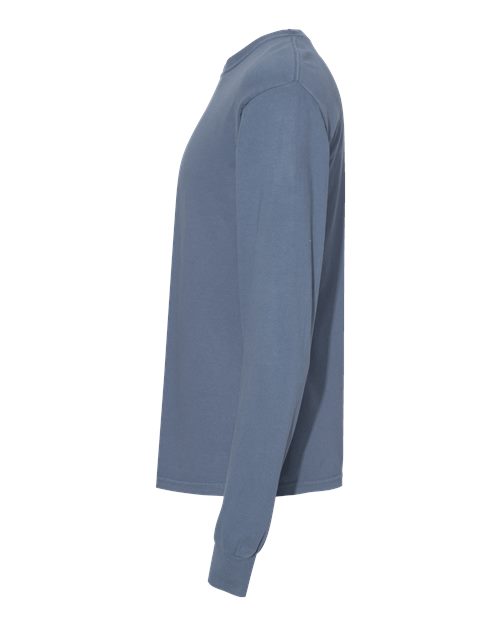 Comfort Colors C6014 Adult Heavyweight Long-Sleeve T-Shirt #color_BLUE JEAN
