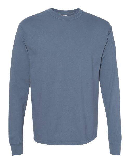 Comfort Colors C6014 Adult Heavyweight Long-Sleeve T-Shirt #color_BLUE JEAN