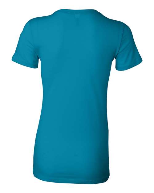 Bella + Canvas 6004 Ladies' Slim Fit T-Shirt #color_AQUA