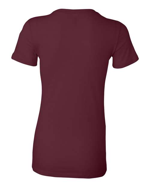 Bella + Canvas 6004 Ladies' Slim Fit T-Shirt #color_MAROON