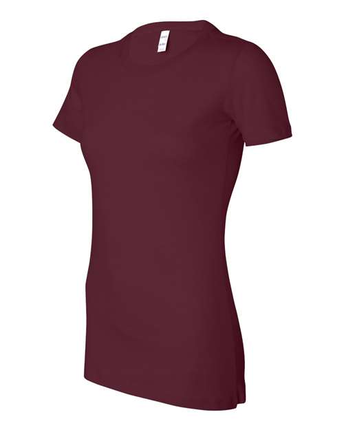 Bella + Canvas 6004 Ladies' Slim Fit T-Shirt #color_MAROON