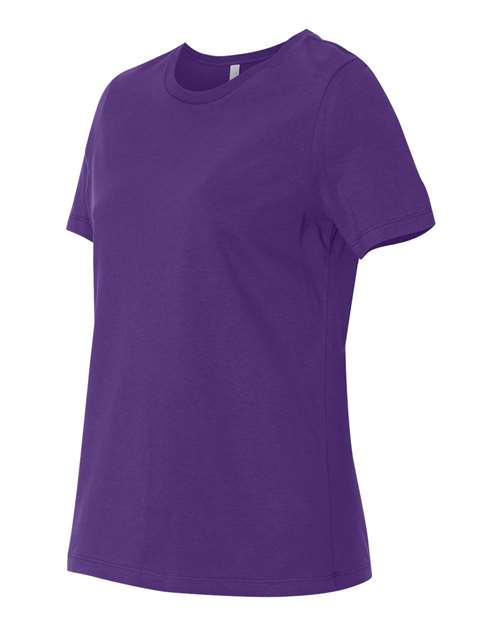 Bella + Canvas B6400 Ladies' Relaxed Jersey Short-Sleeve T-Shirt #color_TEAM PURPLE