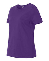 Bella + Canvas B6400 Ladies' Relaxed Jersey Short-Sleeve T-Shirt #color_TEAM PURPLE