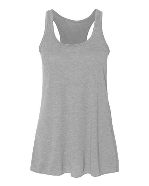 Bella + Canvas B8800 Ladies' Flowy Racerback Tank #color_ATHLETIC HEATHER