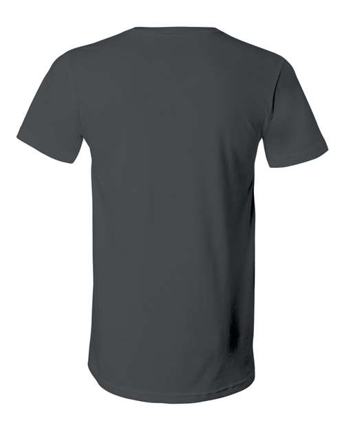 Bella + Canvas 3005 Unisex Jersey Short-Sleeve V-Neck T-Shirt #color_ASPHALT