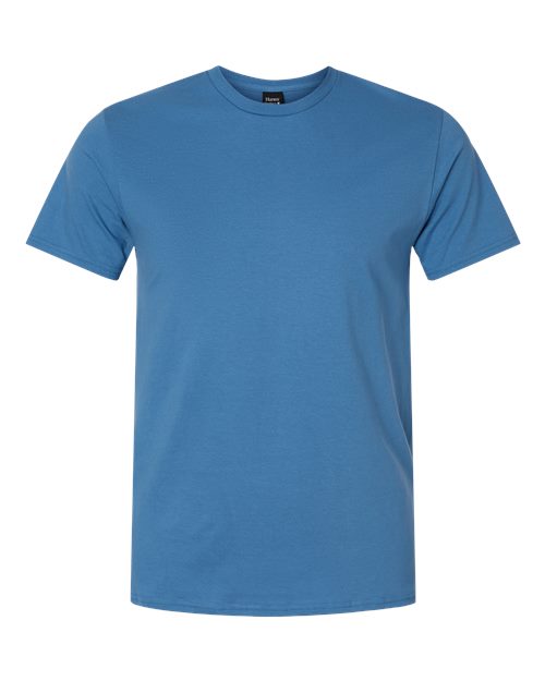 Hanes 4980 Unisex Nano-T T-Shirt #color_DENIM BLUE