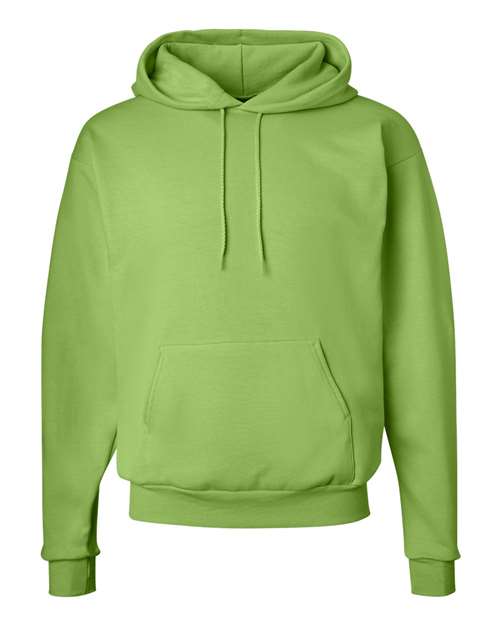 Hanes P170 Unisex Ecosmart 50/50 Pullover Hooded Sweatshirt #color_LIME