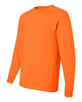 Jerzees 29L Adult DRI-POWER ACTIVE Long-Sleeve T-Shirt #color_SAFETY ORANGE