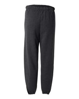 Jerzees 973 Adult NuBlend Fleece Sweatpants #color_BLACK HEATHER