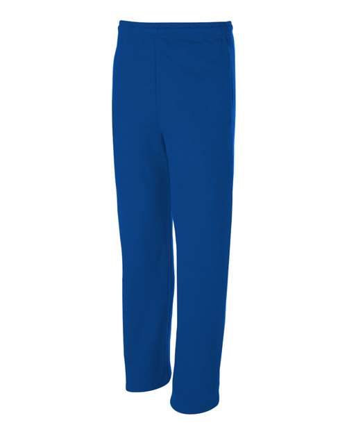 Jerzees 974MP Adult NuBlend Open-Bottom Fleece Sweatpants #color_ROYAL