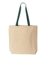 Liberty Bags 8868 Marianne Cotton Canvas Tote #color_NATURAL/ FOR GRN
