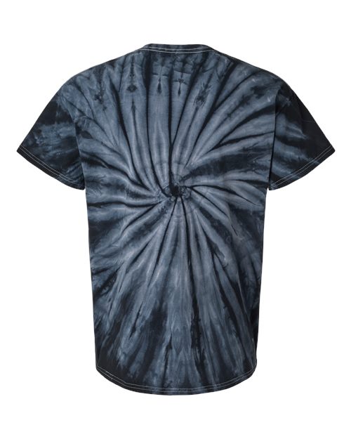 Dyenomite 200CY Cyclone Pinwheel Tie-Dyed T-Shirt #color_Black